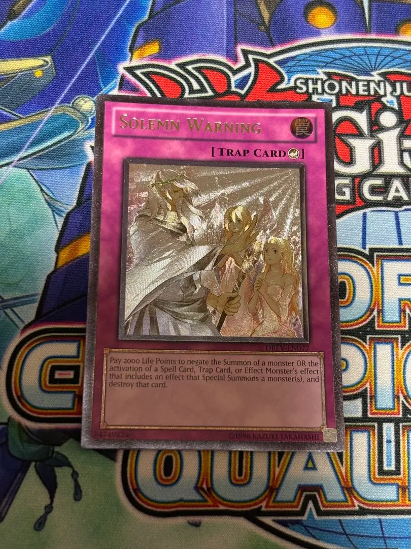 【遊戯王】神の警告 レリーフ 英語版 DREV 遊戯王 神の警告 DREV-EN077 1st 英語 ウルトラ - メルカリ