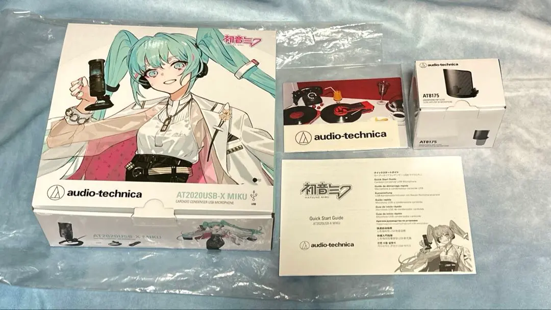 【新品未開封】初音ミク　AT2020USB-X MIKU Audio-Technica Hatsune Miku AT2020USB-X MIKU Anime from