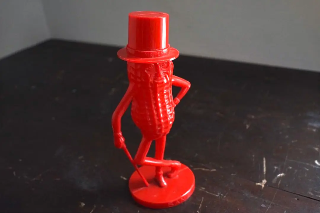 ミスターピーナッツ ビンテージコインバンク 貯金箱 アドバタイジングフィギュア赤 MR.PEANUT ミスター ピーナッツ フィギュア 置物 コインバンク