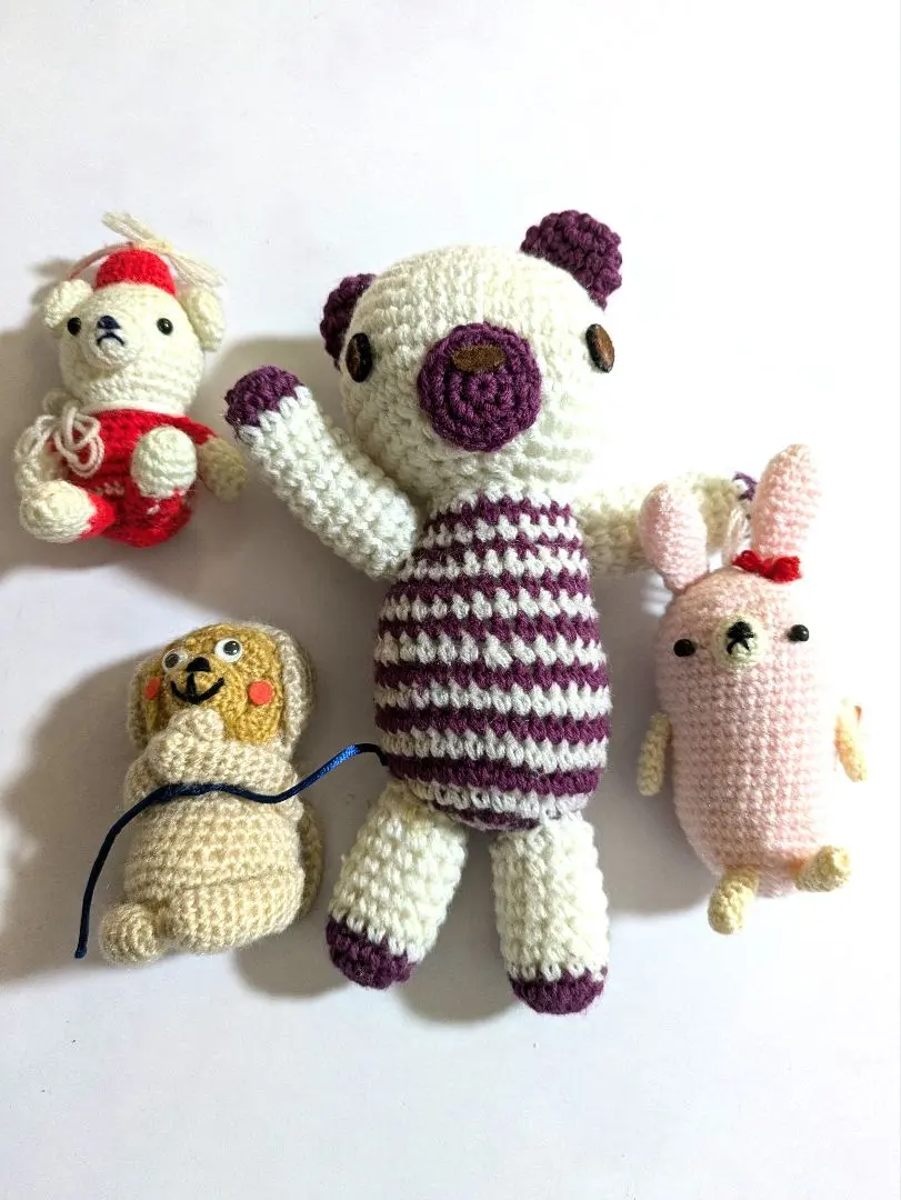 Thumbnail of Amigurumi (pig, rabbit, bear, monkey)