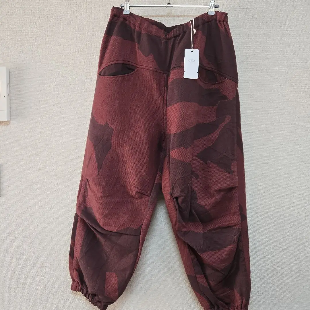 タマキニイメ　試着のみタグ付新品 nica pants ベージュレッド nica pants futo wool｜tamaki niime 玉木新雌