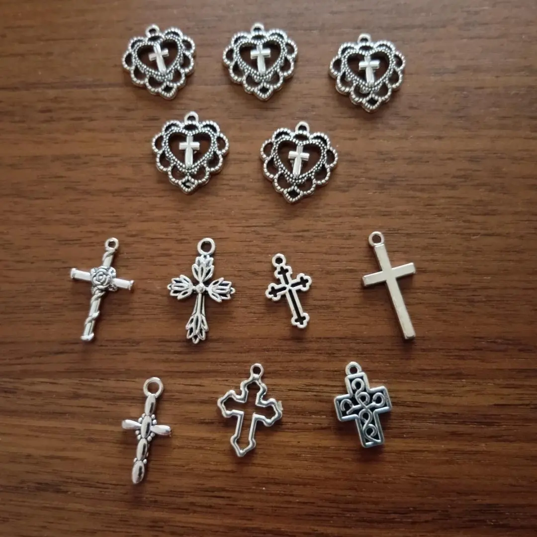Thumbnail of 【New】Set of 12 Cross Charms