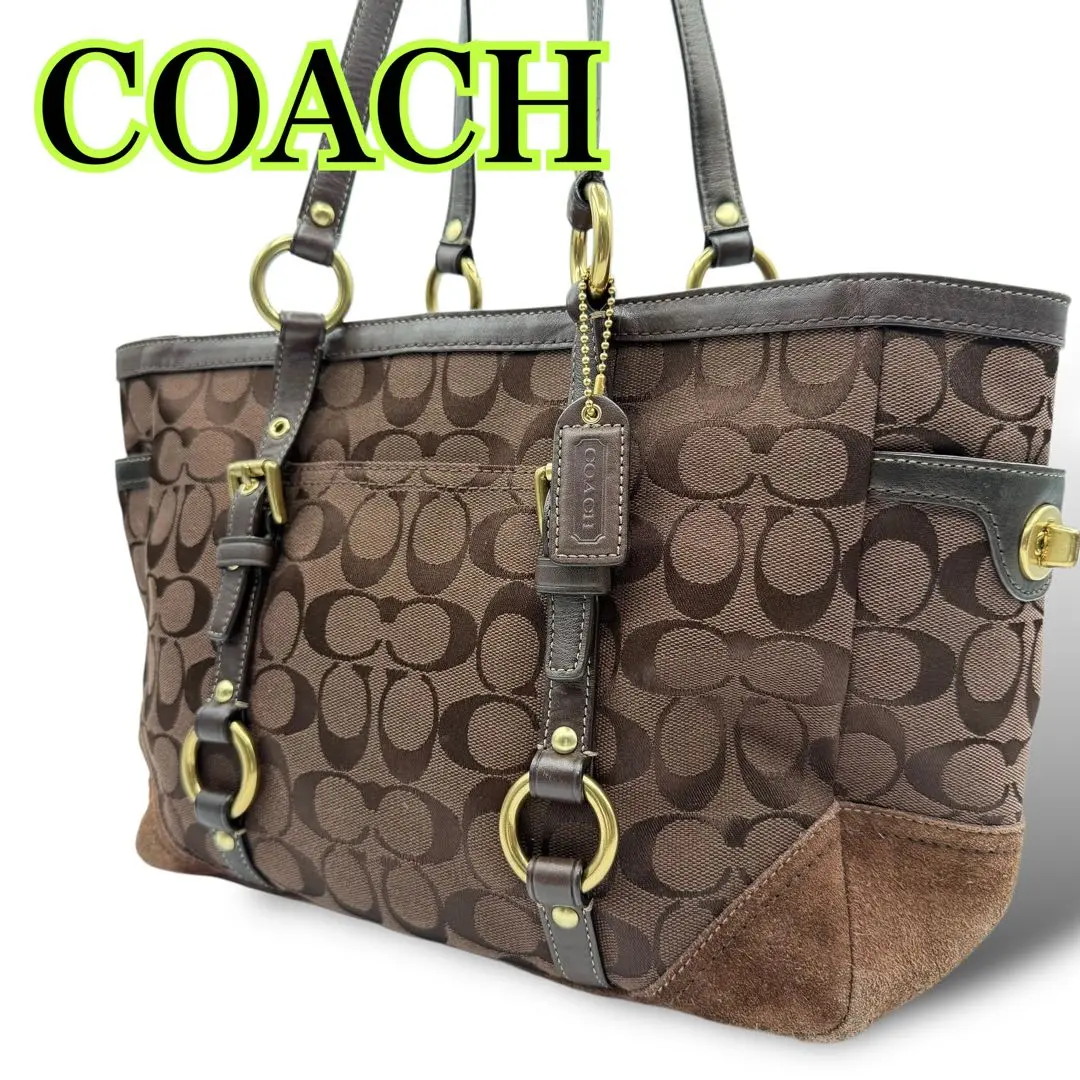 COACH - 【中古】 コーチ トートバッグ 10384 シグネチャー
