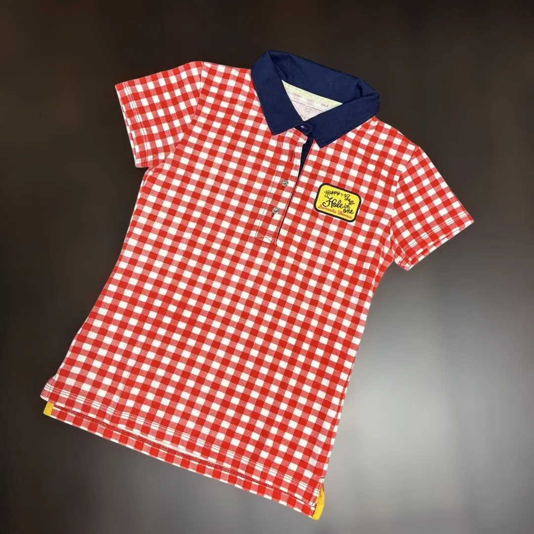 Thumbnail of Samantha Thavasa New Red and White Check Polo Shirt 25