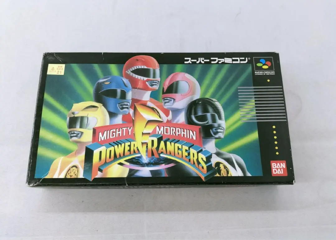【国内正規品】マイティモーフィンパワーレンジャーズ　スーパーファミコンソフト SFC]Mighty Morphin Power Rangers(マイティ・モーフィン