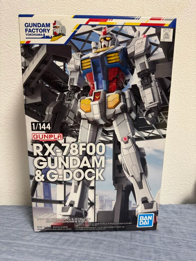 (新品) 1/144 RX-78F00 鋼彈 & 鋼彈船塢 的縮圖