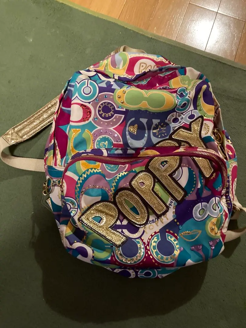 極美品 コーチ ポピー リュック バックパック シグネチャー 派手 総柄 大容量 2025年最新】coach ポピー リュックの人気アイテム - メルカリ