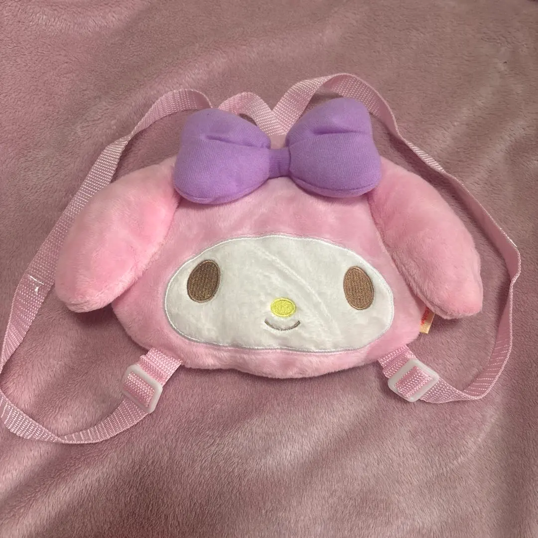 Thumbnail of Bundle sale: My Melody plushie, backpack, Kuromi mini tote, shoulder bag