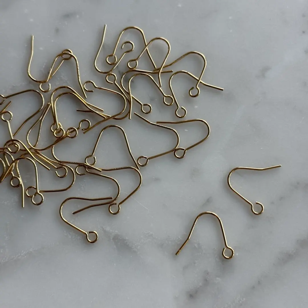 14KGF 14kgf 簡約耳鉤 50對（100個） 的縮圖