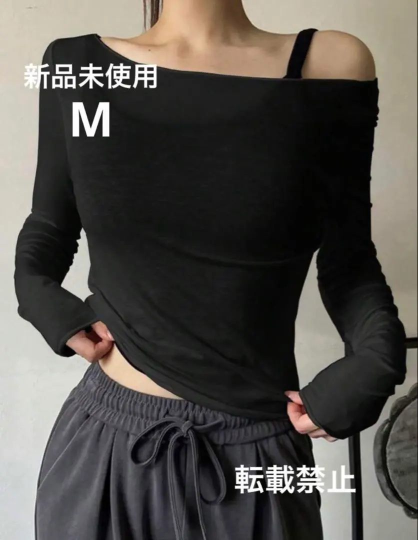 Thumbnail of New, Unused Ballet Sheer Top M Black