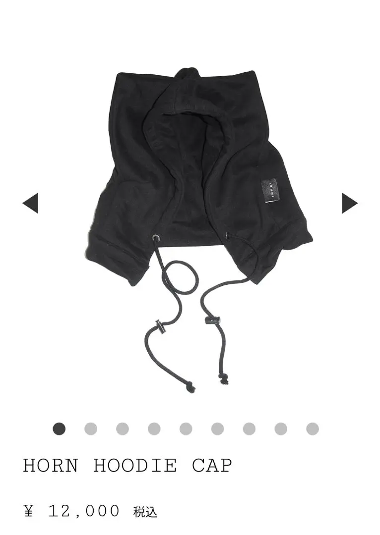IKUMI / HORN HOODIE CAP
