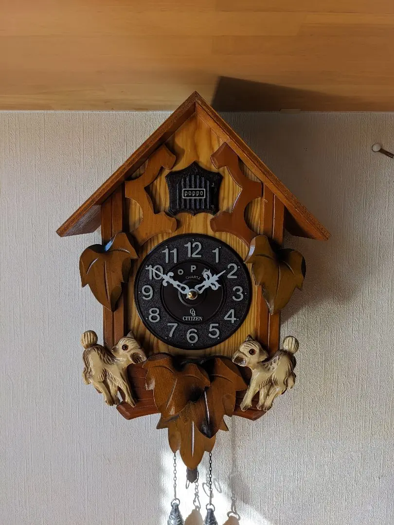 鳩時計 シチズンクオーツ カッコーメイソン 動作確認済