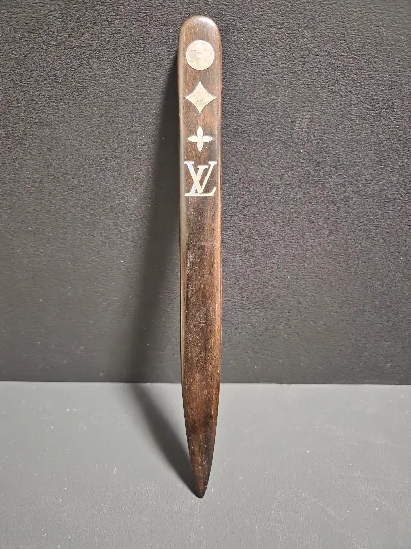 Thumbnail of LOUIS VUITTON Wooden Letter Opener Monogram Pattern Not for Sale