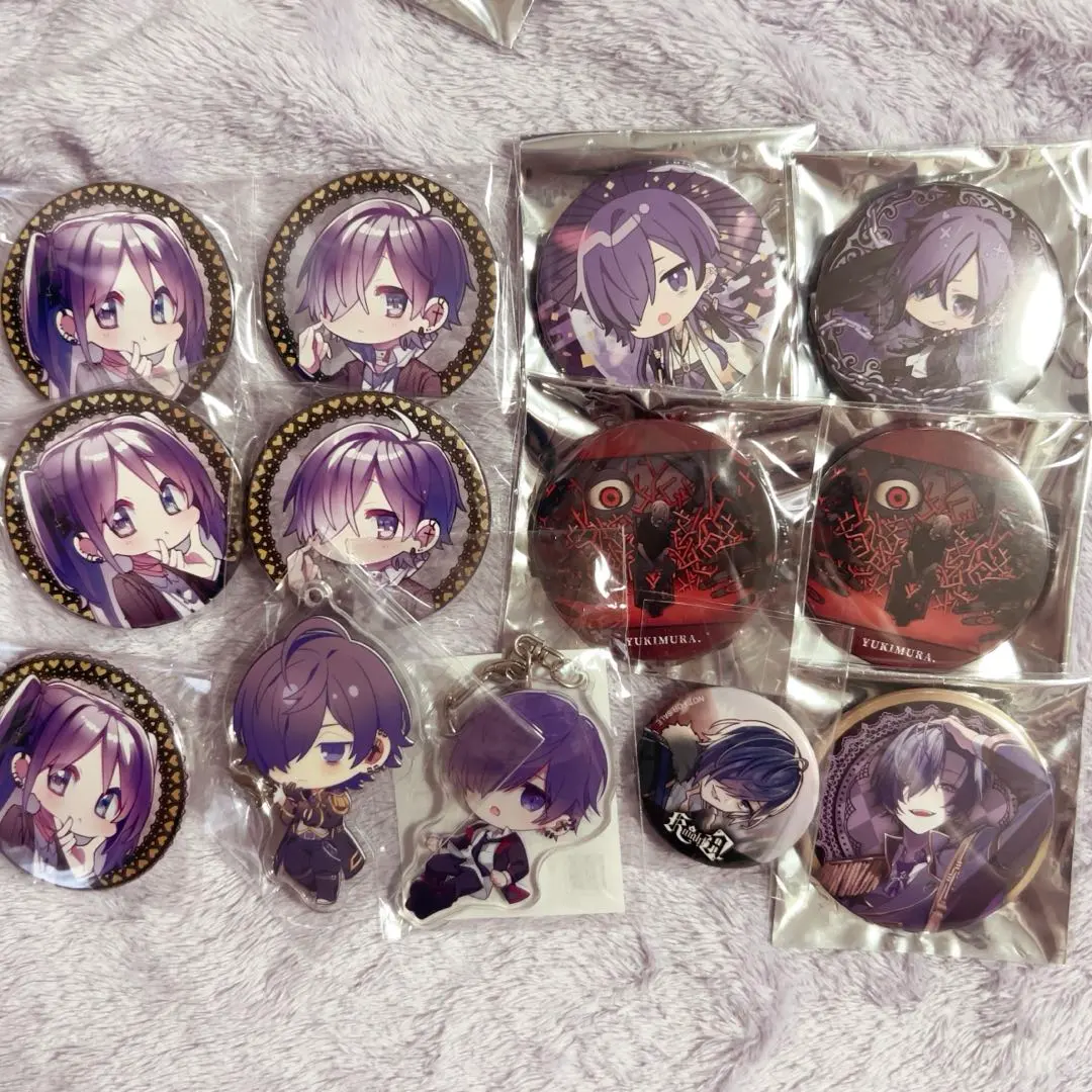 Thumbnail of Yukimura. Can badge, acrylic key chain, Knight A, Birthday Festival