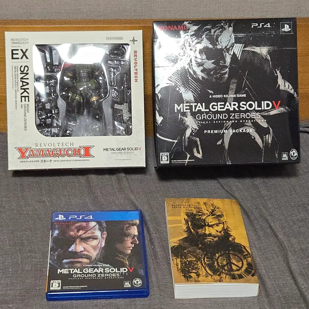 リボルテックヤマグチ No.EX スネーク MGSV グラウンドゼロズ Ver. 中古】(本体A-/箱B)リボルテックヤマグチ No.EX スネーク MGSV