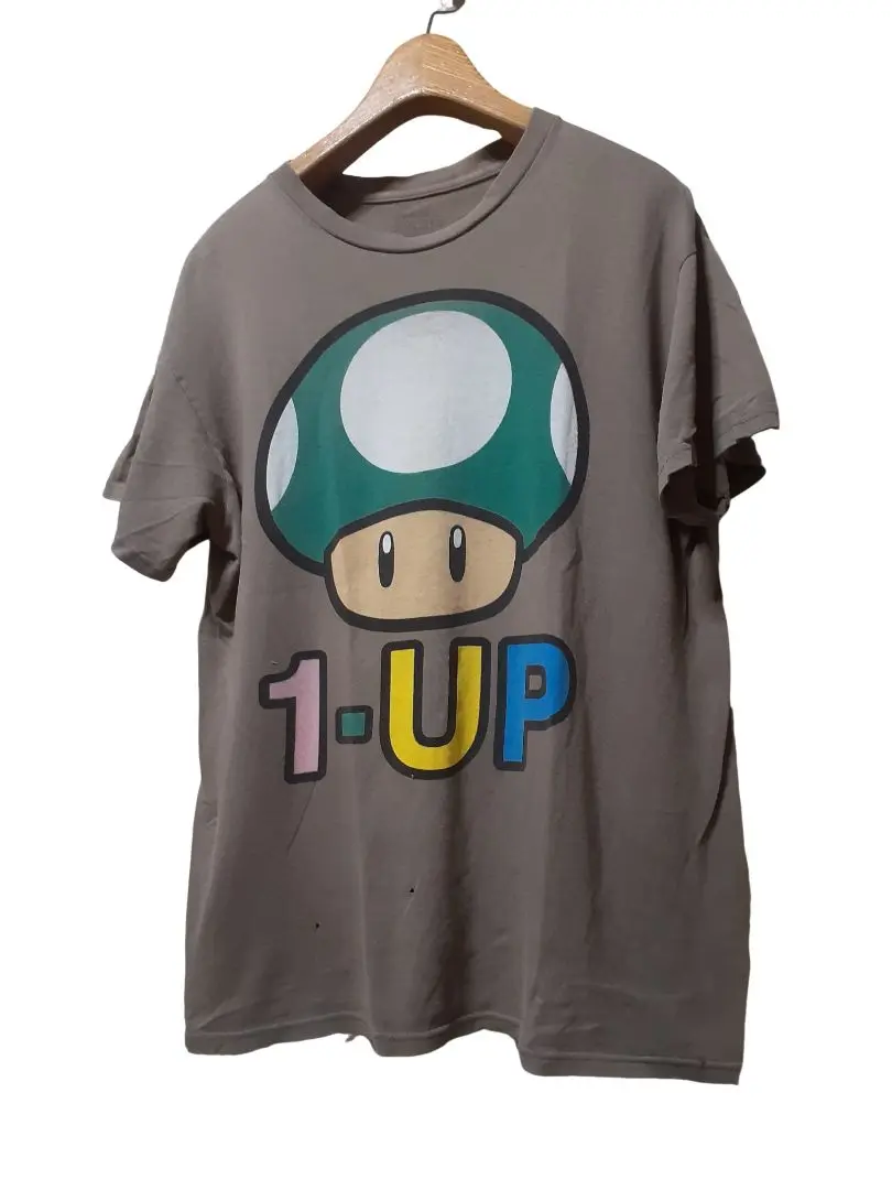 ニンテンドー オフィシャル 半袖Tシャツ スーパーマリオ 1UP 緑 キノコ ニンテンドー オフィシャル 半袖 Tシャツ スーパーマリオ 1UP 緑