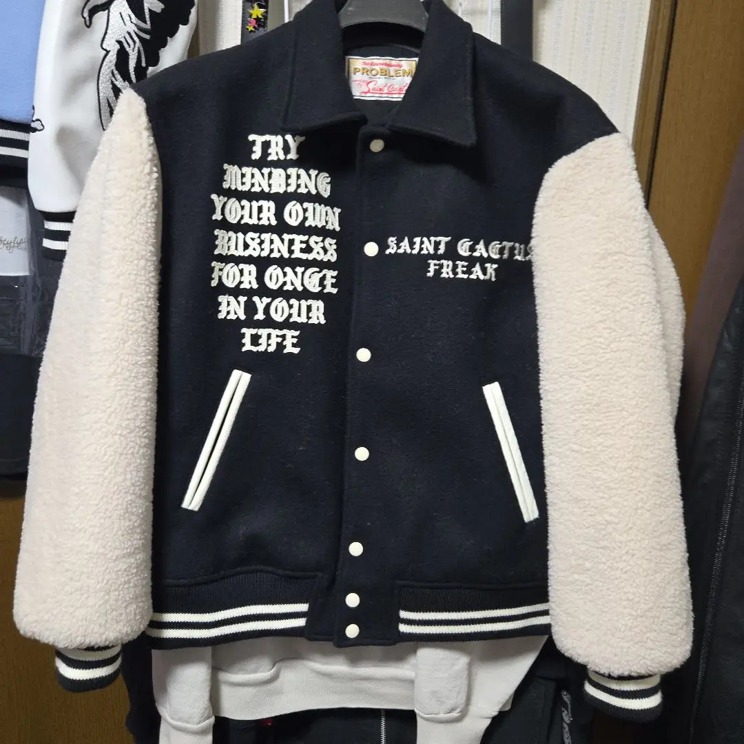 すぐお届け【SAINT Mxxxxxx】CP_VARSITY JKT/LMA / スタジャン CP_VARSITY JKT/LMA | SAINT Mxxxxxx(セント マイケル