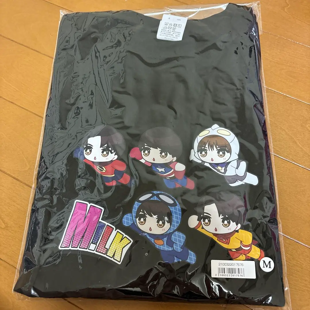 M!LK HERO みんな飛びすぎ！ Tシャツ (白) Lサイズ