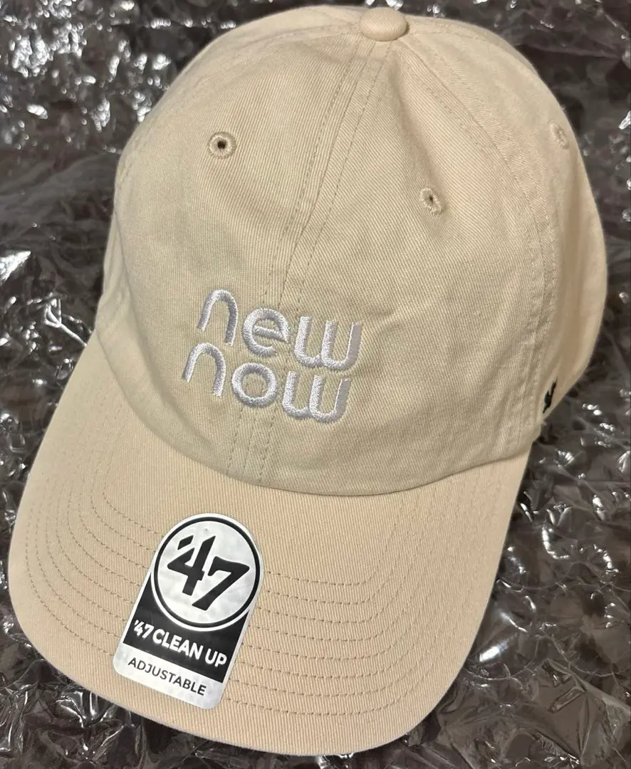 K*n様 榮倉奈々　newnow 完売品　47 キャップ　ベージュ　新品未使用 newnow 榮倉奈々 キャップ - メルカリ