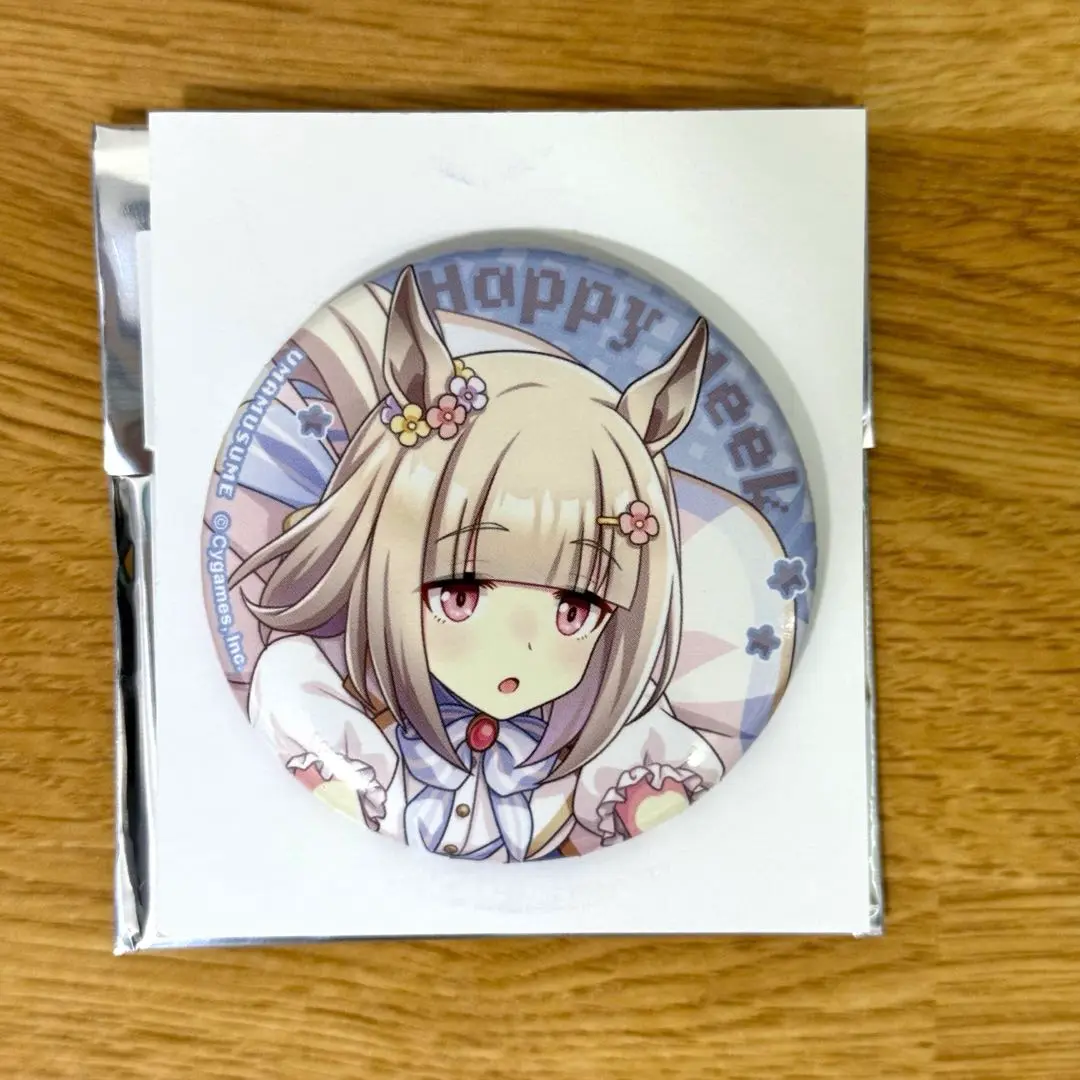 ウマ娘 缶バッジ ハッピーミーク ハチャウマ ウマ娘 ハッピーミーク ハチャウマ 缶バッジ 3個＋ ポストカード