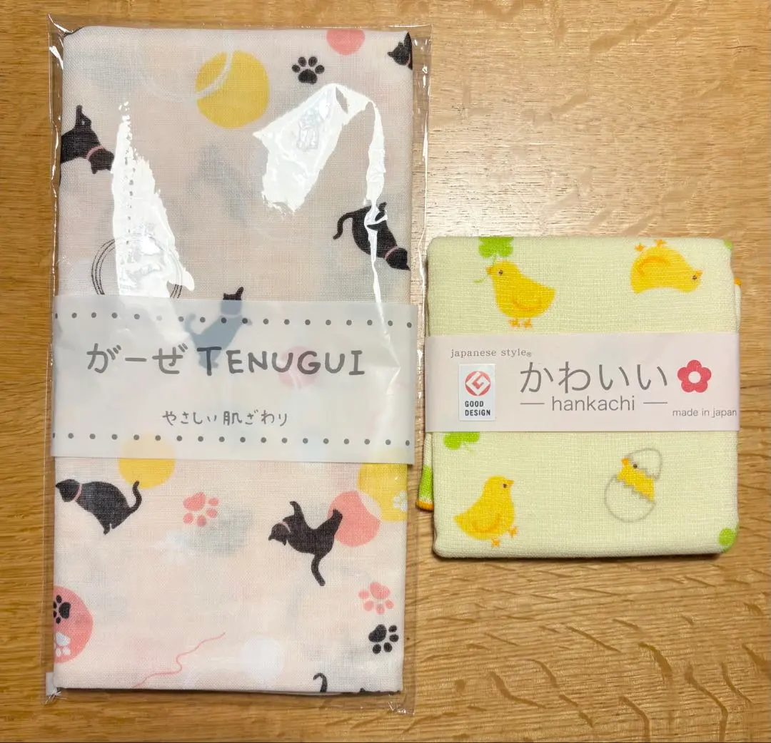 Thumbnail of Made in Japan Gauze Hand Towel & Gauze Handkerchief Set