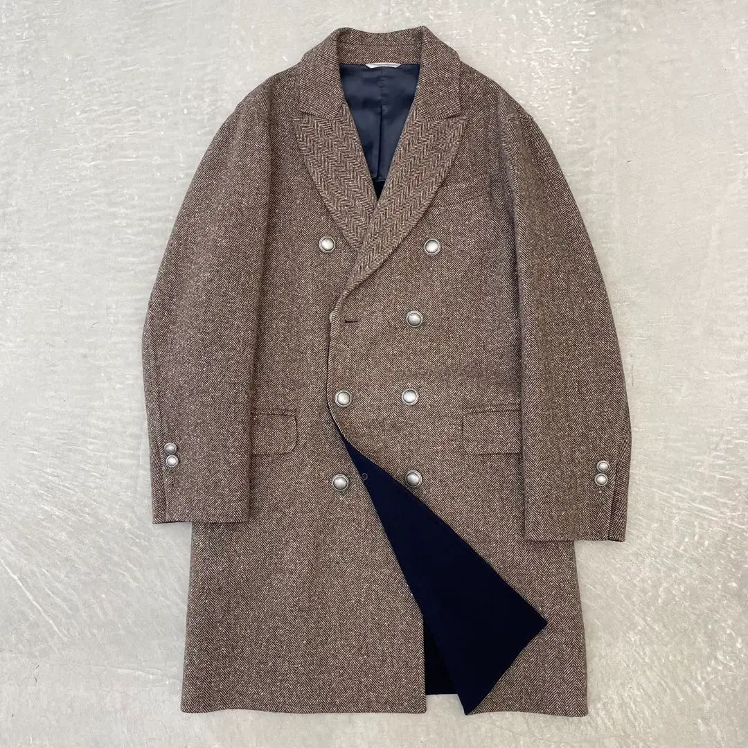 Q43★未使用★23-24AW★極上カシミヤ混チェスターコート ブルネロクチネリ BRUNELLO CUCINELLI(ブルネロクチネリ) チェスターコート(メンズ