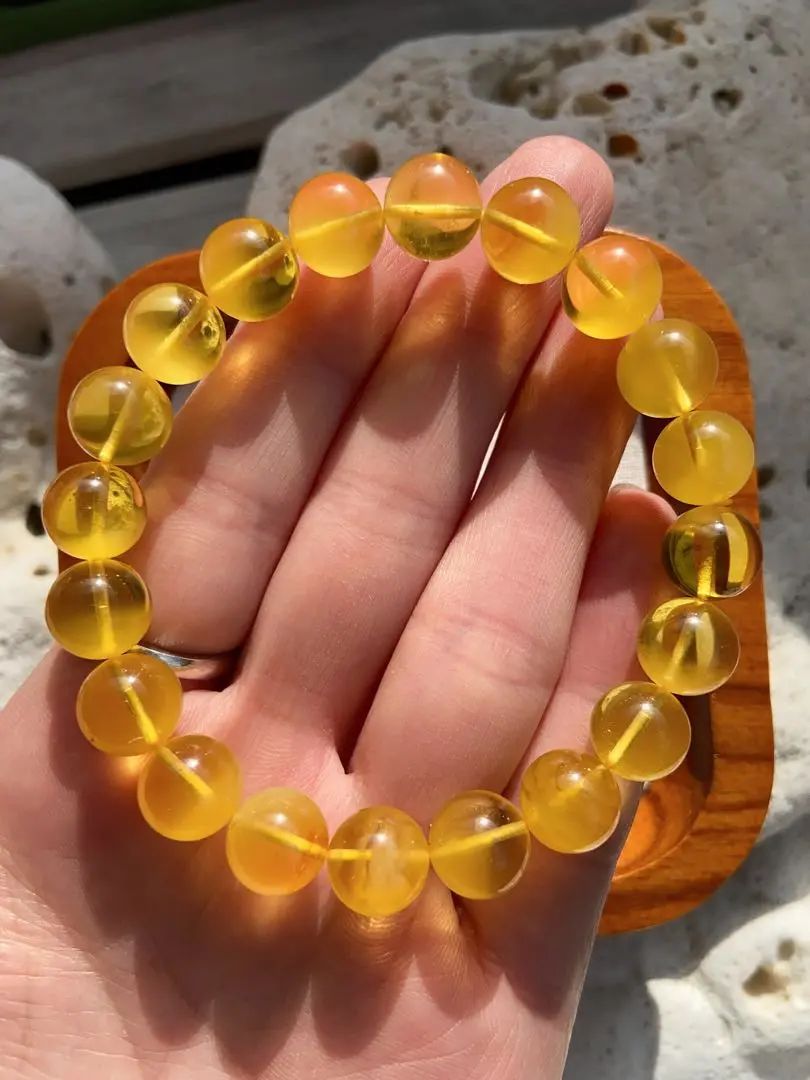 蜜蜡バングル　希少アンバーバングル 蜜蜡バングル希少アンバーバングル