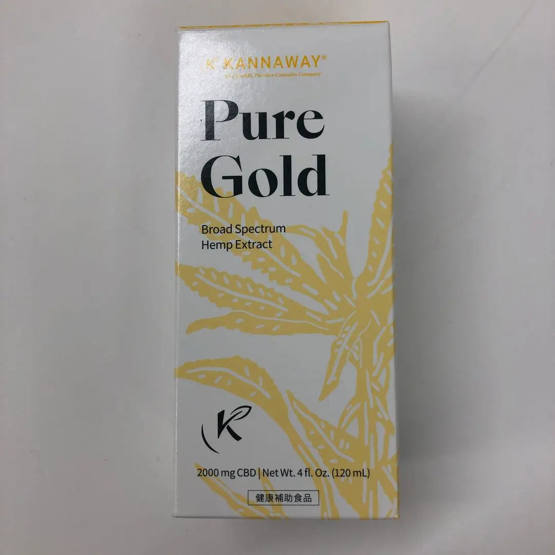 kannawayピュアゴールド2000mg 2025/4月購入分 kannawayピュアゴールド2000mg 2本 ‼️2025/4月購入分‼️ - メルカリ