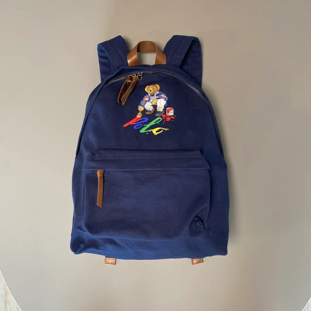 新品● 正規 ラルフローレン　USオープン テニス ポロベア　リュック　ネイビー 新品○ 正規 ラルフローレン USオープン テニス ポロベア