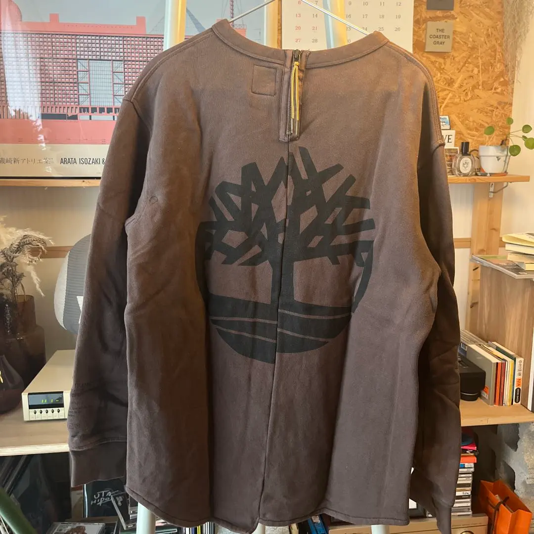 希少！Timberland x monkeytime パーカー中古品Lサイズ Timberland Sweater Mens Small Hoodie Brown Monkey Time Zip