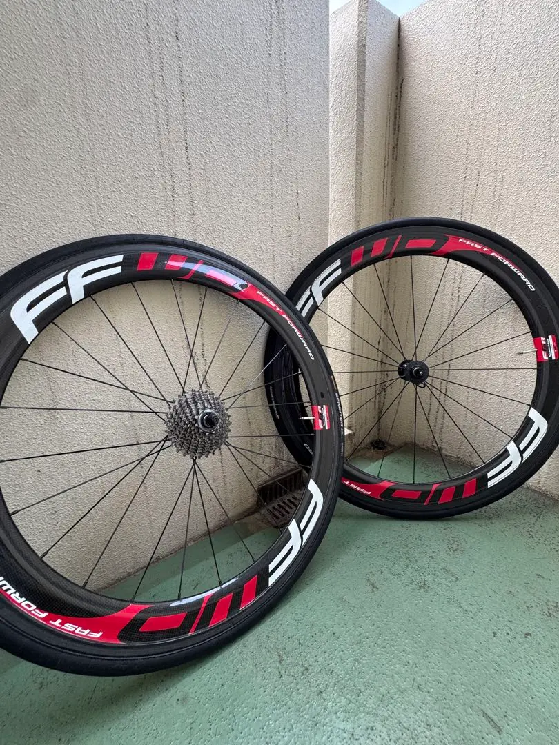 パーツ FFWD F6R dtswiss 240s hubs tubular FFWD F6R DT Hubs Carbon Road / Tubular Wheelset / Campagnolo