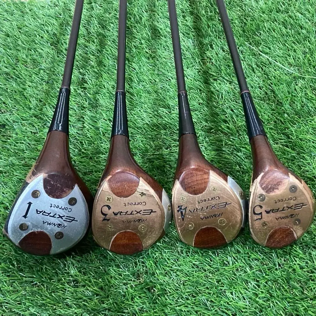 HONMA EXTRA 90 パーシモン　3 ホンマ ゴルフクラブ 懐かしいパーシモンのウッドクラブをどうぞ！！ | フェード
