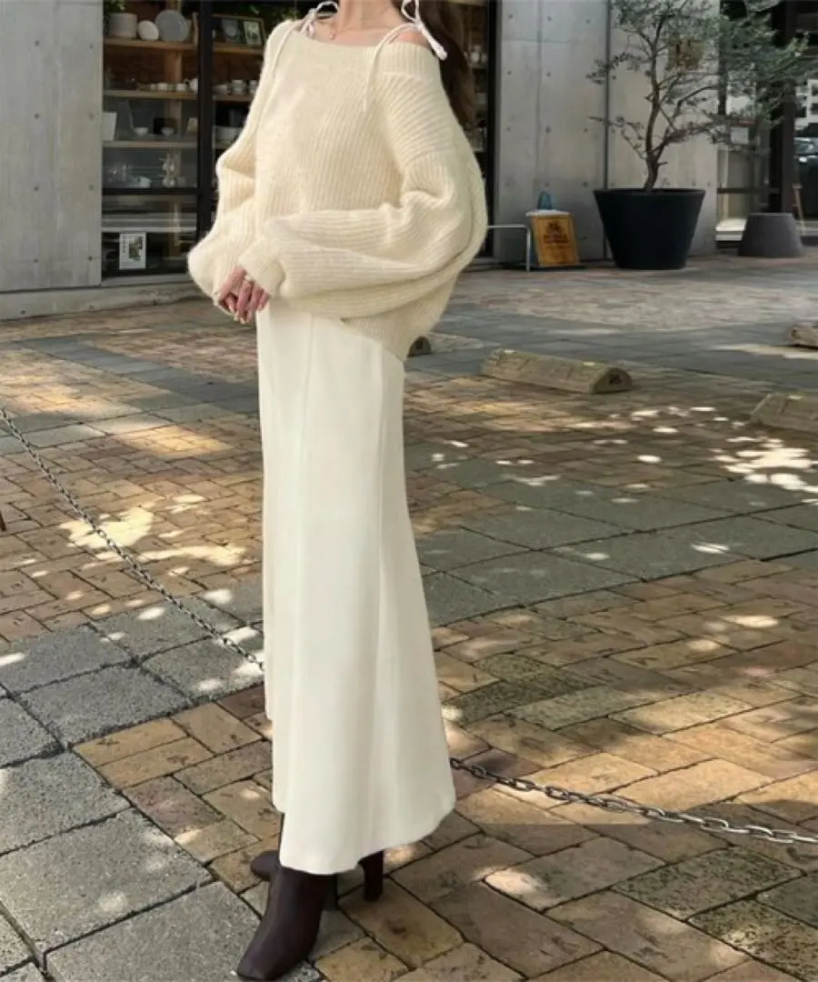 Thumbnail of 【Significant Price Reduction】titivate Shoulder Ribbon Mermaid Cami Dress