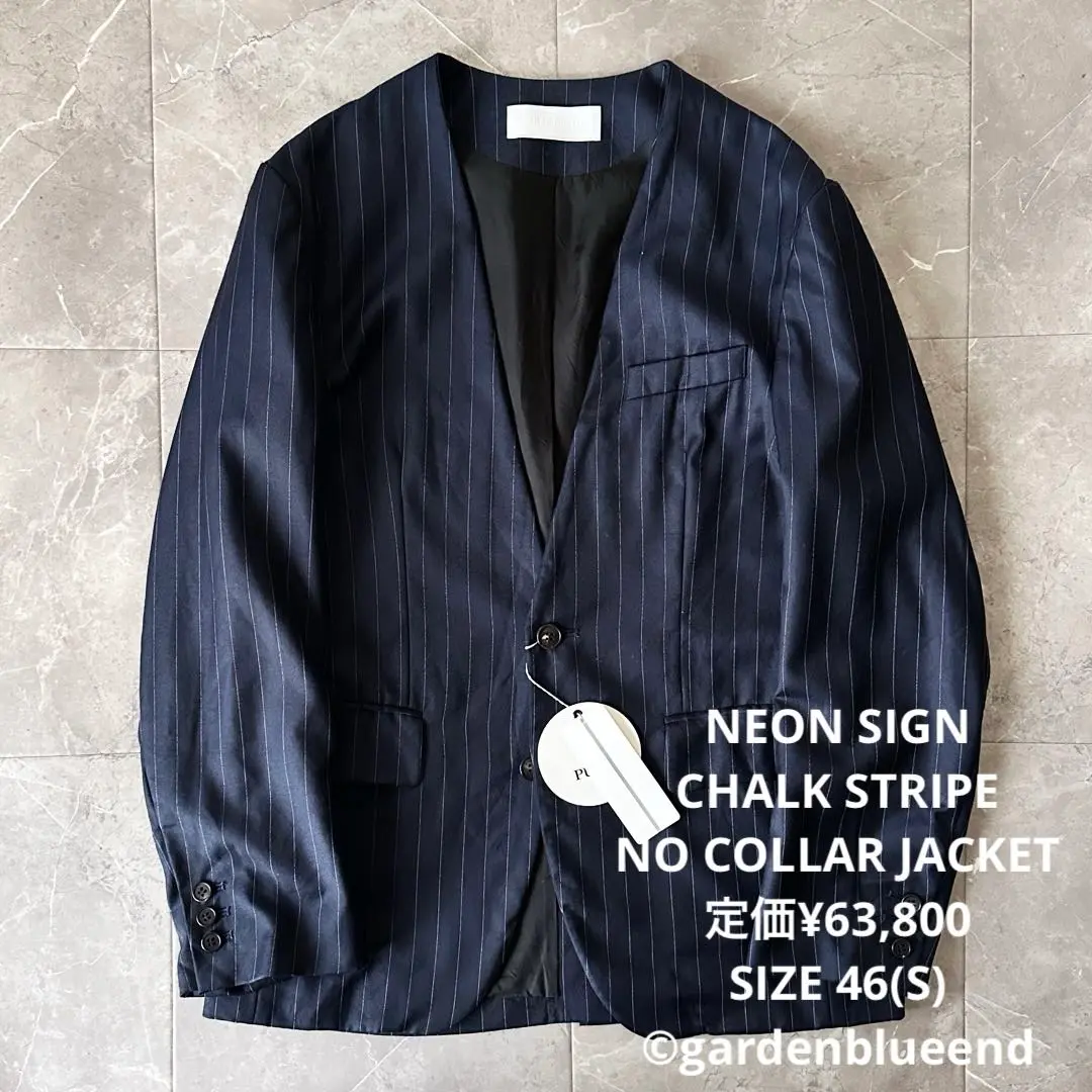 【タグ付き未使用】NEONSIGN ネオンサイン ウールノーカラージャケット 2025年最新】NEON SIGN ノーカラージャケットの人気アイテム
