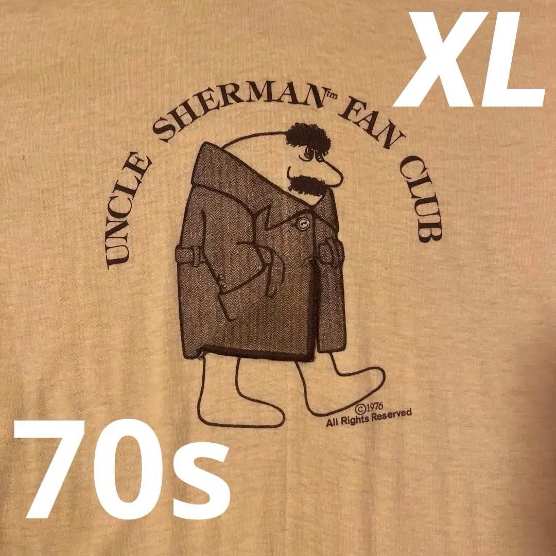 古着　アンクル・シャーマン・ファンクラブ Tシャツ Mサイズ UNCLE SHERMAN FAN CLUB Binder Neck Tee Shirt Size XL - USED