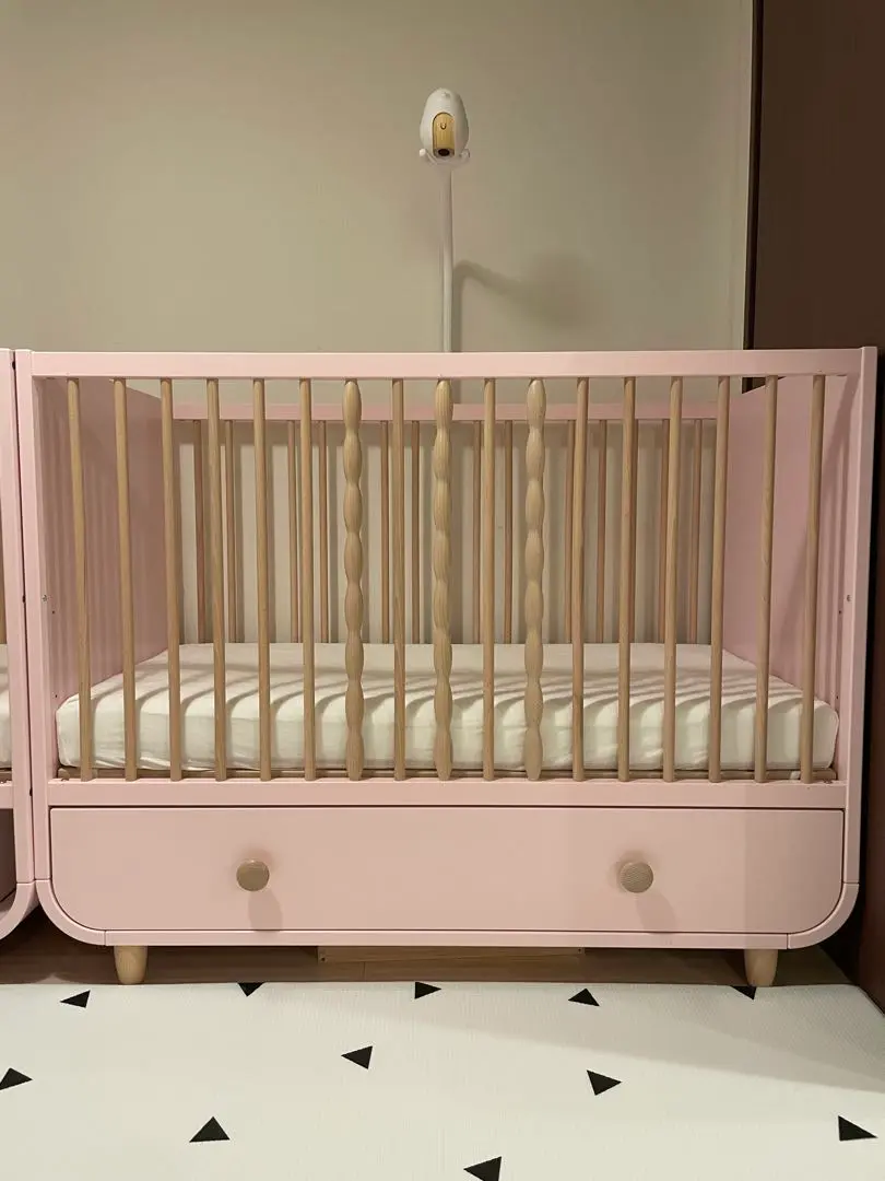 双子用ベビーベッド レンタル延長1ヶ月＊双子用ジェミニ ベビーベッド / 2オープン