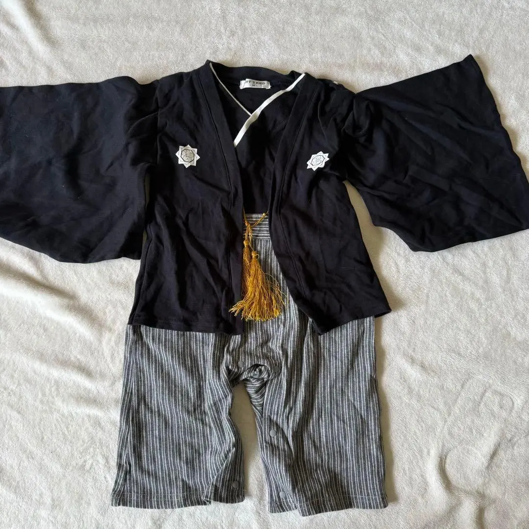 嬰兒 袴 男孩95 紀念攝影 結婚典禮 參拜 的縮圖