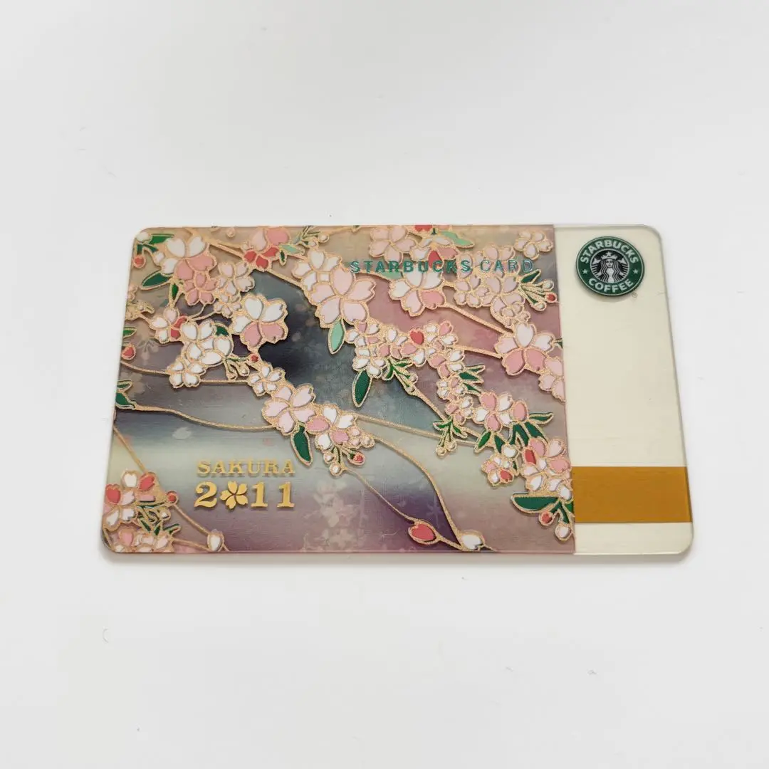 スターバックス　スタバ　さくら柄カード　2011年　旧ロコ スターバックス スタバ さくら柄カード 2011年 旧ロコ - メルカリ