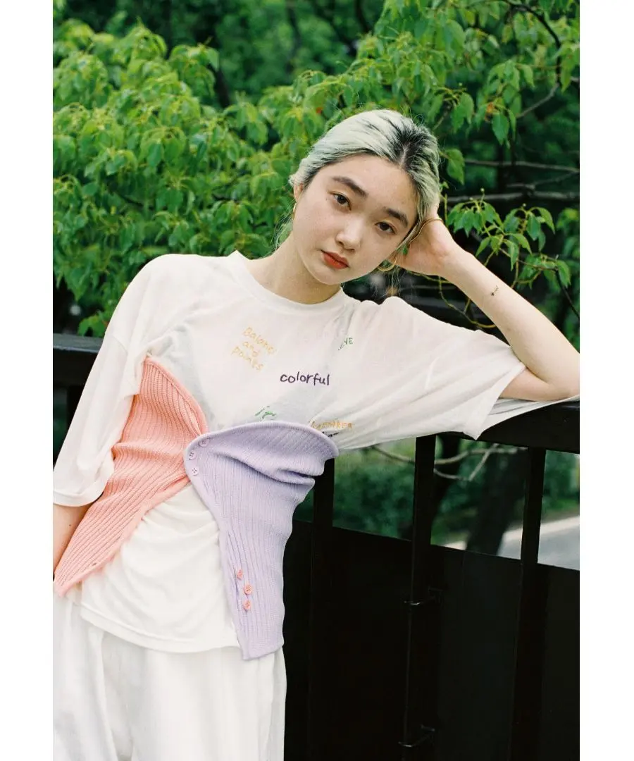 mio yanase / Vneck knit top ブイネックニットトップス セール】mio yanase / Vneck knit top ブイネックニットトップス