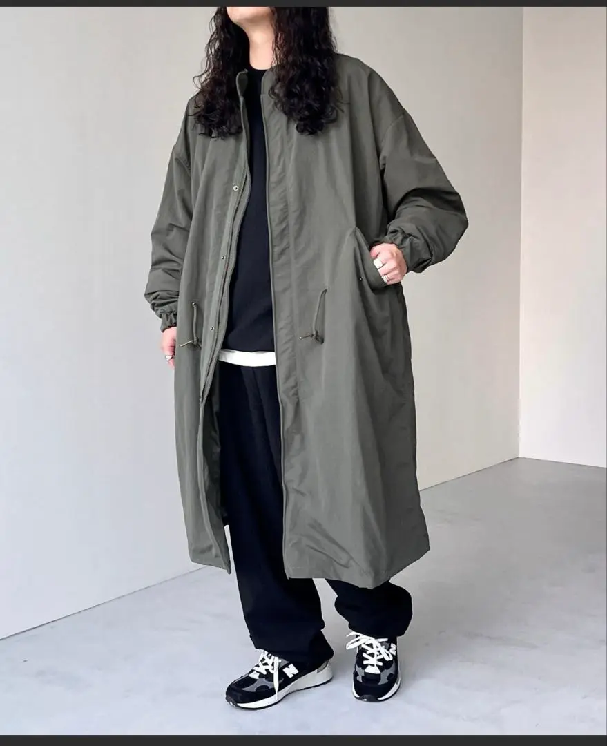 natto カーキ モッズコート FREEサイズ natto モッズコート コート 「ユニセックスアイテム」vintage