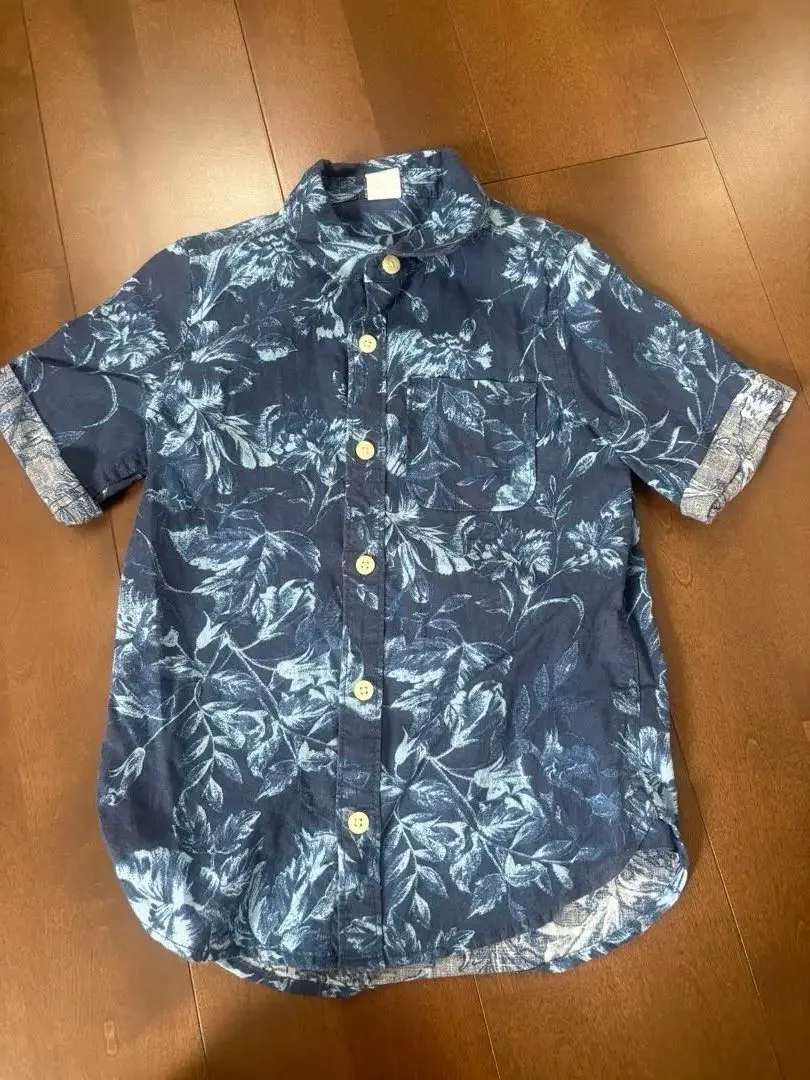 Thumbnail of GAP★Aloha Shirt Short Sleeve Shirt Navy 110