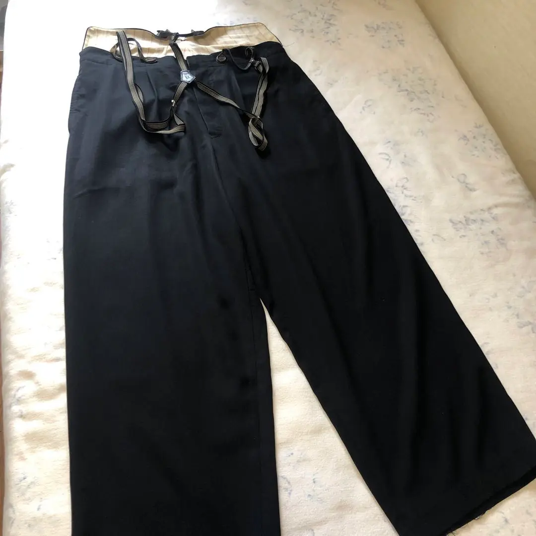 Ys 黒 サスペンダー ストレッチ素材 Ys 黒 サスペンダー ストレッチ素材 レディース