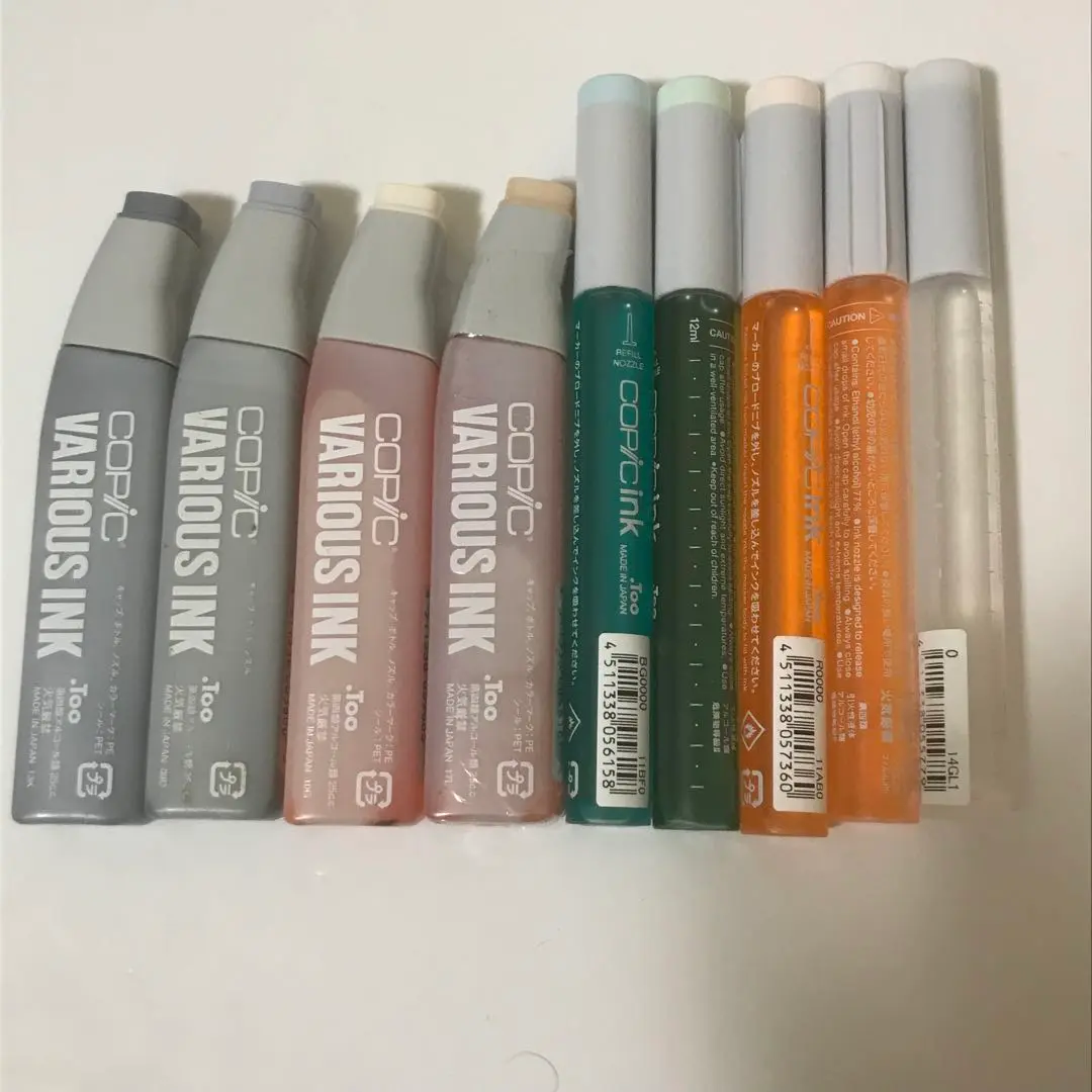 コッピック　VARIOUS INK　中古品16種類 Yahoo!オークション -「コピック インク」の落札相場・落札価格