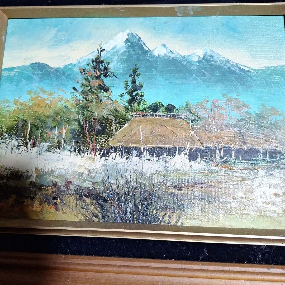 武井 清 「晩秋八ヶ岳山麓」真筆 絵画 油絵 油彩 武井 清 「晩秋八ヶ岳山麓」真筆 絵画 油絵 油彩