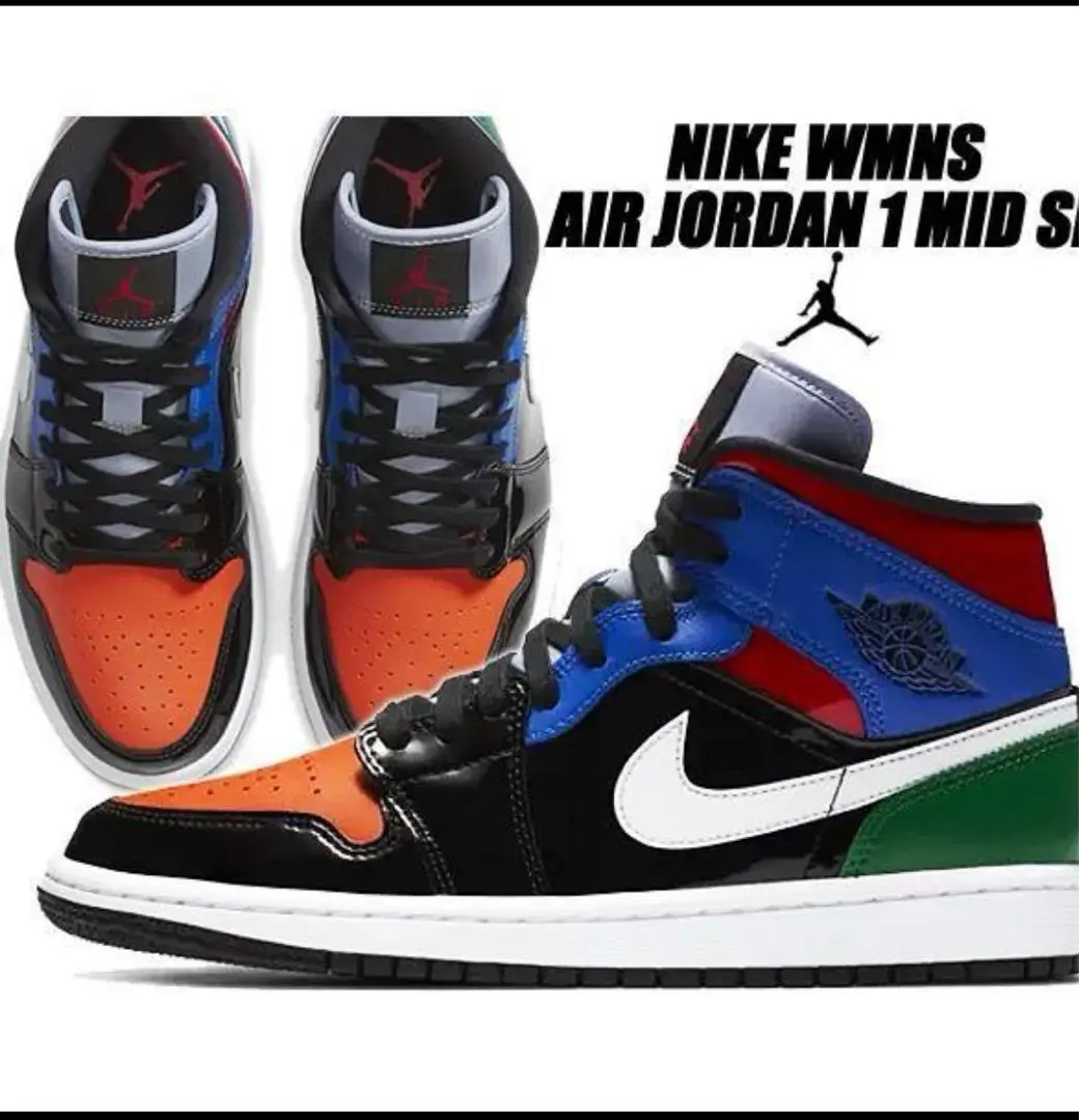 エアジョーダン1MID patent blend NIKE Women's AIR JORDAN 1 MID 