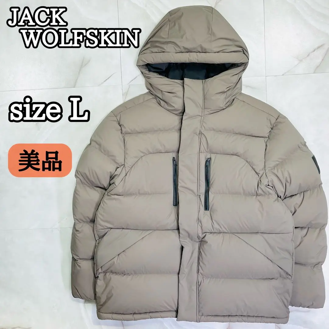 美品JACKWOLFSKIN JPCOLDBAYCOATダウンコートフード脱着可