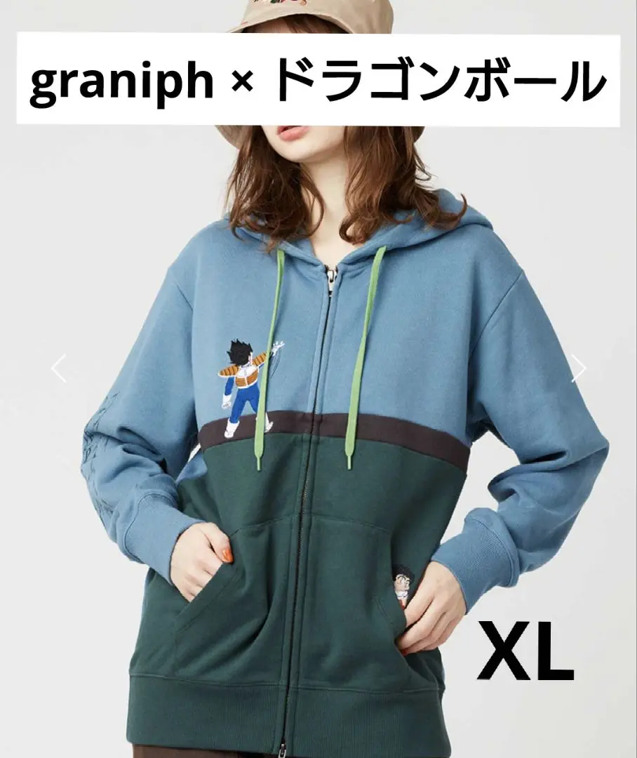 アウターウェア　神龍 ジップアップパーカー ブラック Mサイズ 「ドラゴンボール×グラニフ(graniph)」 ジップアップパーカー「神龍」 - ドラゴンボール×グラニフの新作