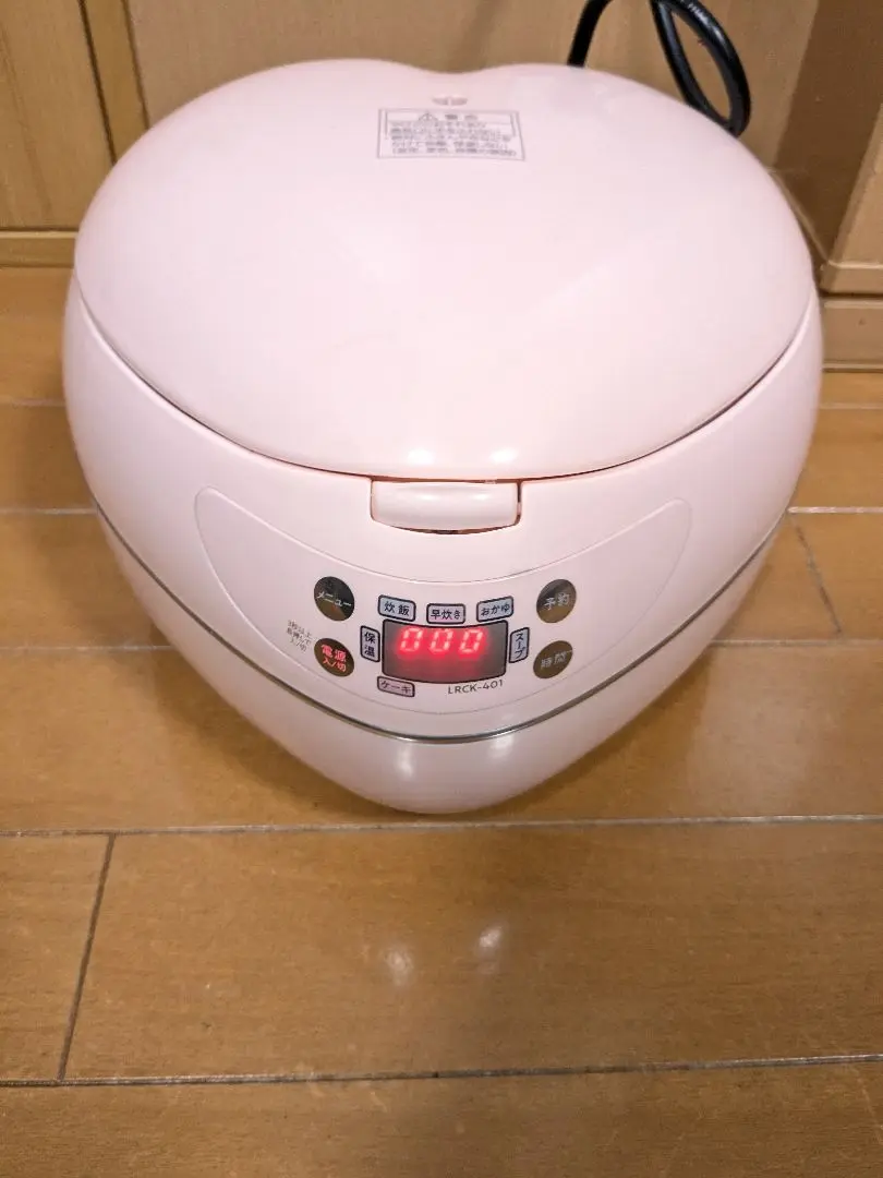 LRCK-401 ハート型炊飯器 ピンク　ハートライスクッカー Amazon | ハートライスクッカー LRCK-401 ハート型炊飯器 3.5合