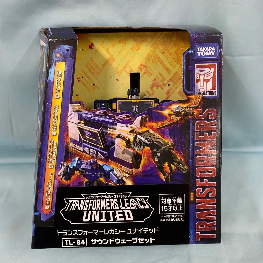 トランスフォーマーレガシーユナイテッド　サウンドウェーブ(中古現状品) トランスフォーマー レガシー TL-84 サウンドウェーブセット