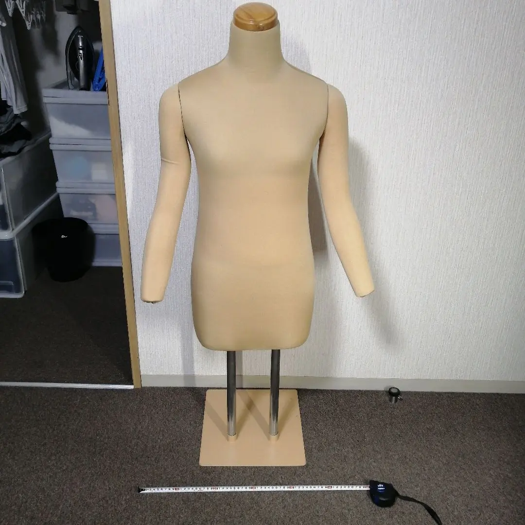 【自宅にて保管】特注　店舗用マネキン　女性　木製腕着脱可　高さ調節可　ナチュラル Amazon.co.jp: Lanbent マネキン 洋裁用マネキン マネキン 女性
